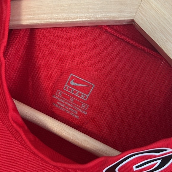 NIKE PRO MEN’S COMPRESSION LONG SLEEVE SHIRT UNIVERSITY OF GEORGIA SIZE XL - Picture 5 of 8